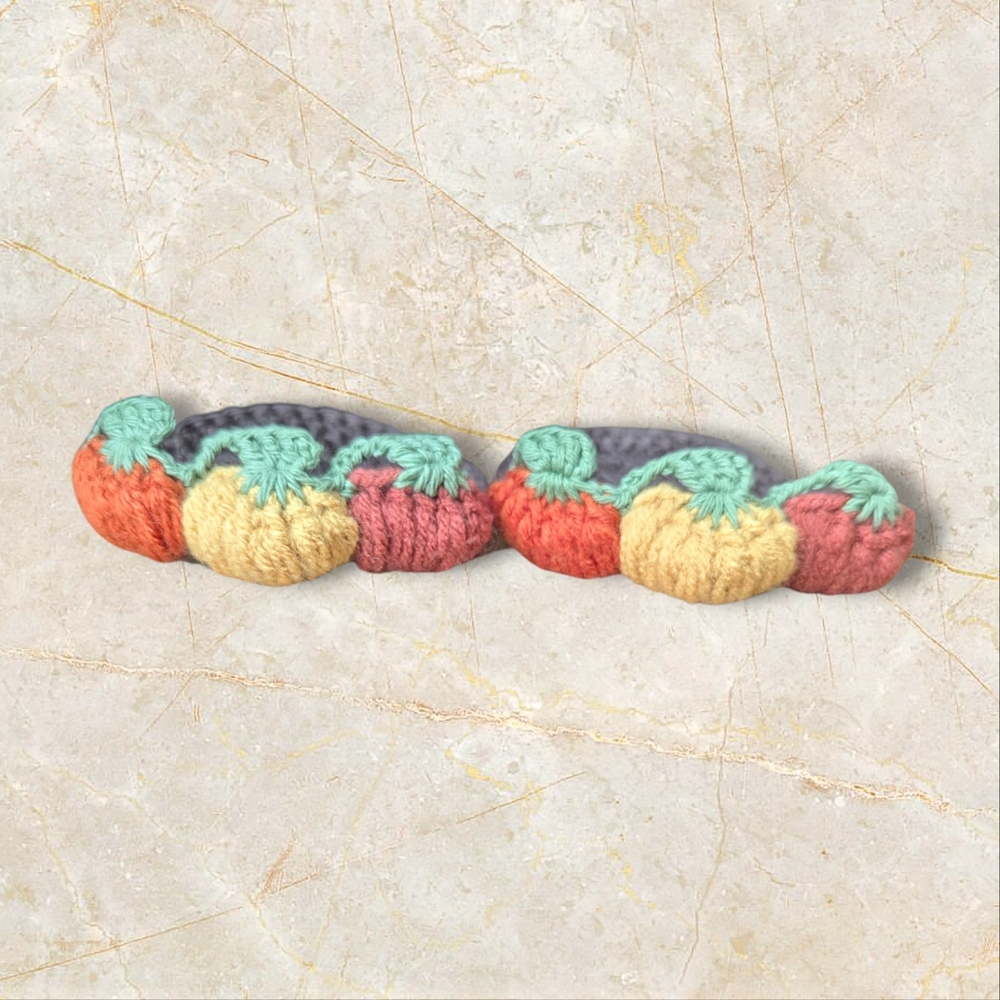 Diva Colorful Crochet Pumpkin Set